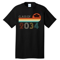 Class Of 2034 Grow With Me Pre-K Graduate Vintage Tall T-Shirt