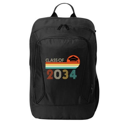 Class Of 2034 Grow With Me Pre-K Graduate Vintage City Backpack