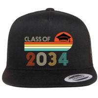 Class Of 2034 Grow With Me Pre-K Graduate Vintage Flatbill Hat