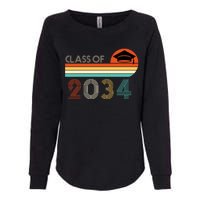 Class Of 2034 Grow With Me Pre-K Graduate Vintage Womens California Wash Sweatshirt