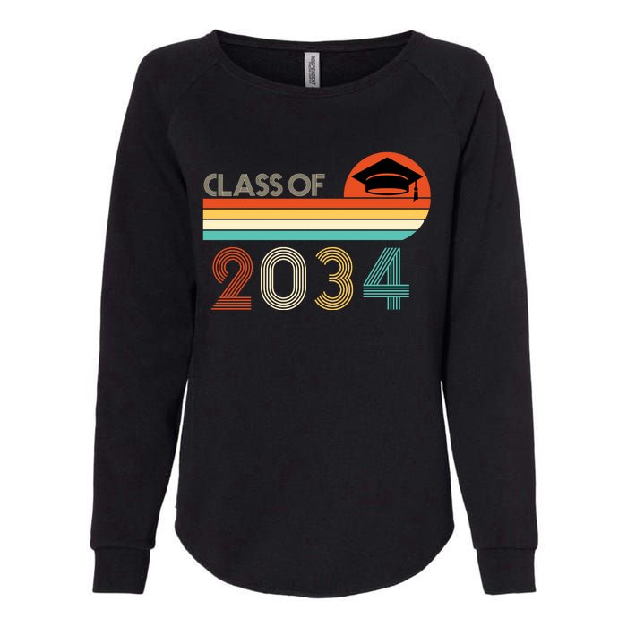 Class Of 2034 Grow With Me Pre-K Graduate Vintage Womens California Wash Sweatshirt