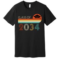 Class Of 2034 Grow With Me Pre-K Graduate Vintage Premium T-Shirt