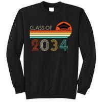 Class Of 2034 Grow With Me Pre-K Graduate Vintage Tall Sweatshirt