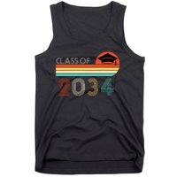 Class Of 2034 Grow With Me Pre-K Graduate Vintage Tank Top