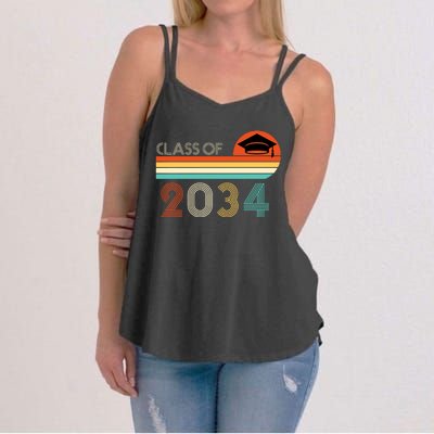 Class Of 2034 Grow With Me Pre-K Graduate Vintage Women's Strappy Tank