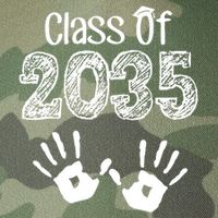 Class of 2035 Grow With Me Handprint Pre-K Legacy Tie Dye Trucker Hat