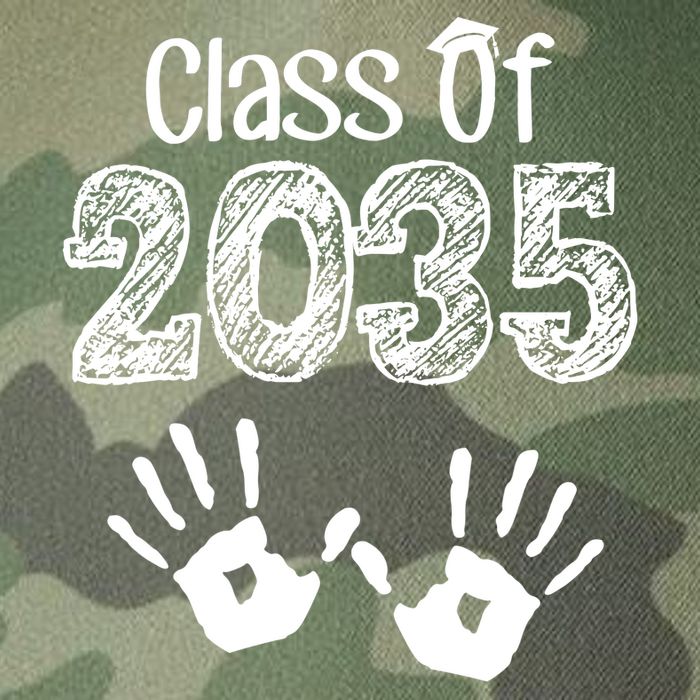 Class of 2035 Grow With Me Handprint Pre-K Legacy Tie Dye Trucker Hat