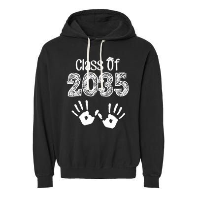 Class of 2035 Grow With Me Handprint Pre-K Garment-Dyed Fleece Hoodie