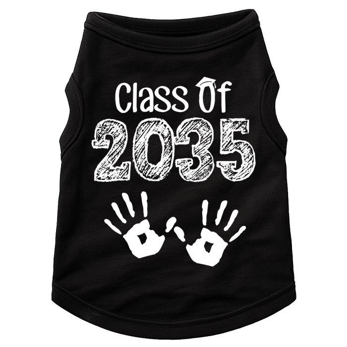 Class of 2035 Grow With Me Handprint Pre-K Doggie Tank