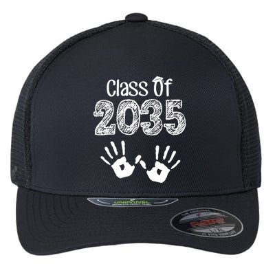 Class of 2035 Grow With Me Handprint Pre-K Flexfit Unipanel Trucker Cap