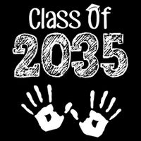 Class of 2035 Grow With Me Handprint Pre-K Impact Tech Backpack