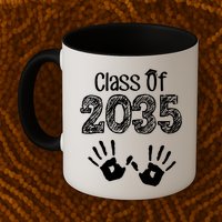 Class of 2035 Grow With Me Handprint Pre-K Mug