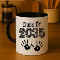 Class of 2035 Grow With Me Handprint Pre-K Mug