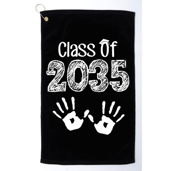 Class of 2035 Grow With Me Handprint Pre-K Golf Towel