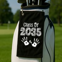 Class of 2035 Grow With Me Handprint Pre-K Golf Towel