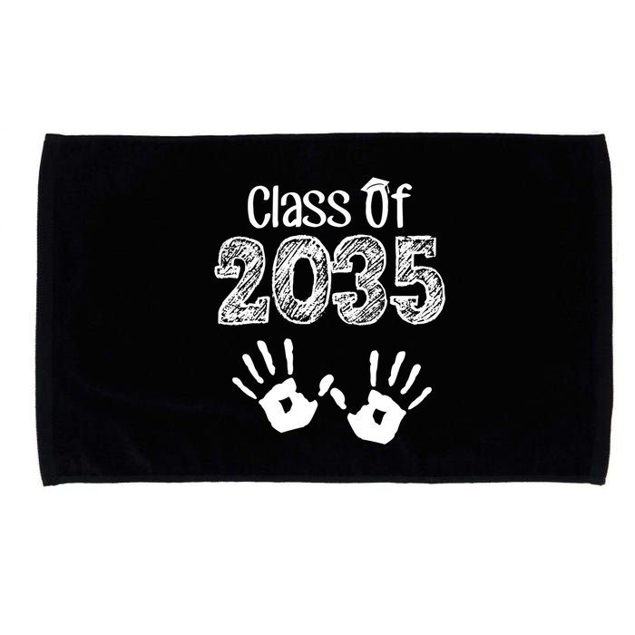 Class of 2035 Grow With Me Handprint Pre-K Microfiber Hand Towel
