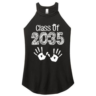 Class of 2035 Grow With Me Handprint Pre-K Women's Perfect Tri Rocker Tank