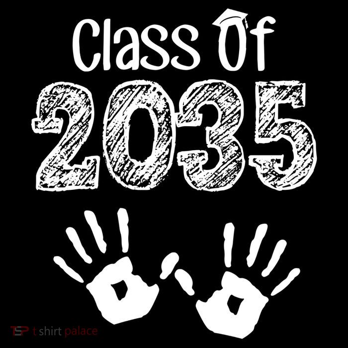 Class of 2035 Grow With Me Handprint Pre-K Wool Snapback Cap