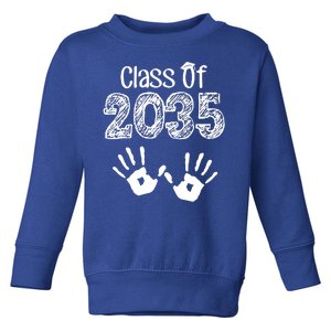 Class of 2035 Grow With Me Handprint Pre-K Toddler Sweatshirt