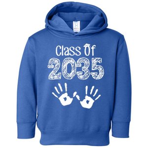 Class of 2035 Grow With Me Handprint Pre-K Toddler Hoodie