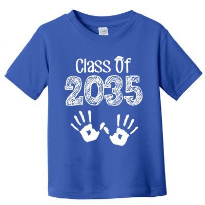 Class of 2035 Grow With Me Handprint Pre-K Toddler T-Shirt