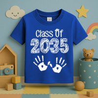 Class of 2035 Grow With Me Handprint Pre-K Toddler T-Shirt