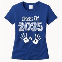 Class of 2035 Grow With Me Handprint Pre-K Womens T-Shirt