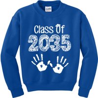 Class of 2035 Grow With Me Handprint Pre-K Kids Sweatshirt