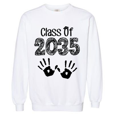 Class of 2035 Grow With Me Handprint Pre-K Garment-Dyed Sweatshirt