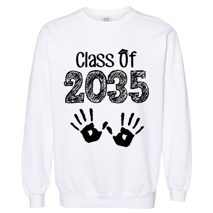 Class of 2035 Grow With Me Handprint Pre-K Garment-Dyed Sweatshirt