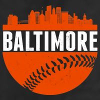Classic Baltimore Skyline Baseball  Cool Comfort Performance Bucket Hat