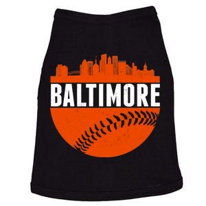 Classic Baltimore Skyline Baseball  Doggie Tank