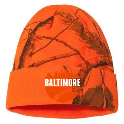 Classic Baltimore Skyline Baseball  Kati Licensed 12" Camo Beanie