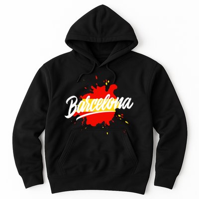 Classic Barcelona Flag Logo Hoodie