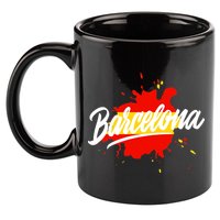 Classic Barcelona Flag Logo 11oz C Handle Ceramic Mug