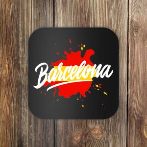 Classic Barcelona Flag Logo Coaster