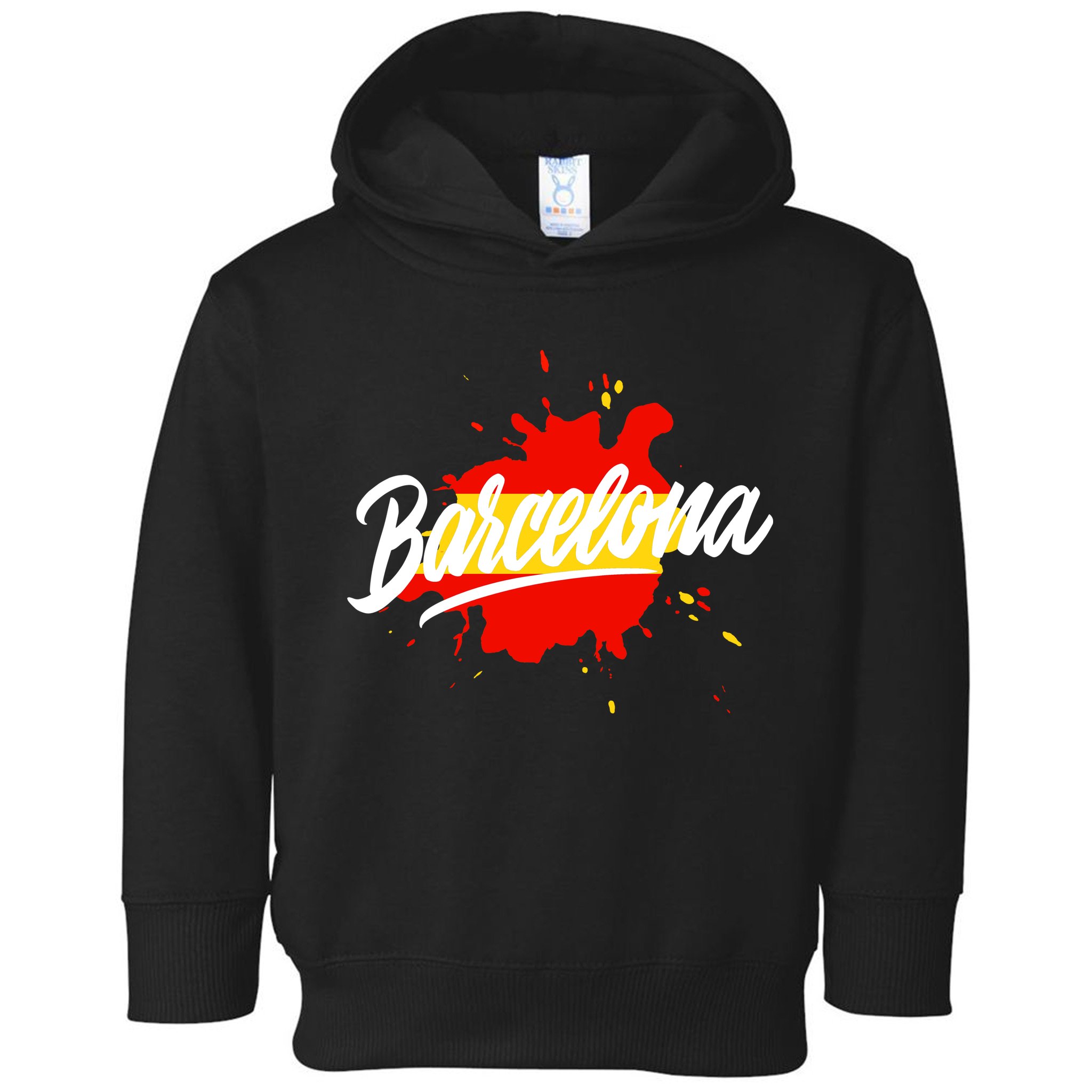 Classic Barcelona Flag Logo Toddler Hoodie