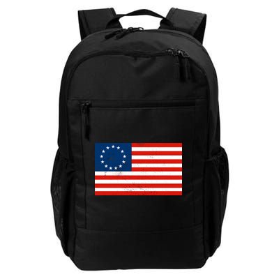 Classic Betsy Ross Flag Distressed  Backpack