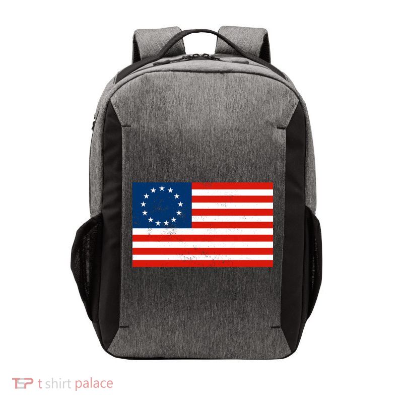 Classic Betsy Ross Flag Distressed  Vector Backpack