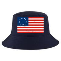 Classic Betsy Ross Flag Distressed  Cool Comfort Performance Bucket Hat