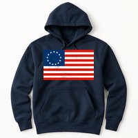 Classic Betsy Ross Flag Distressed  Hoodie