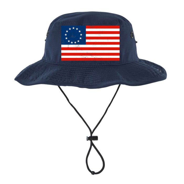 Classic Betsy Ross Flag Distressed  Legacy Cool Fit Booney Bucket Hat