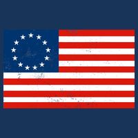 Classic Betsy Ross Flag Distressed  16 in Basic Backpack