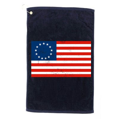 Classic Betsy Ross Flag Distressed  Golf Towel