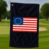 Classic Betsy Ross Flag Distressed  Golf Towel