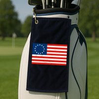 Classic Betsy Ross Flag Distressed  Golf Towel