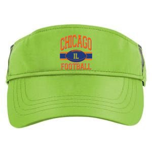 Classic Chicago IL Football Fan Logo Adult Drive Performance Visor