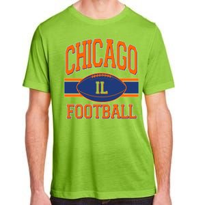 Classic Chicago IL Football Fan Logo Adult ChromaSoft Performance T-Shirt