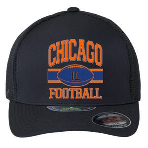 Classic Chicago IL Football Fan Logo Flexfit Unipanel Trucker Cap