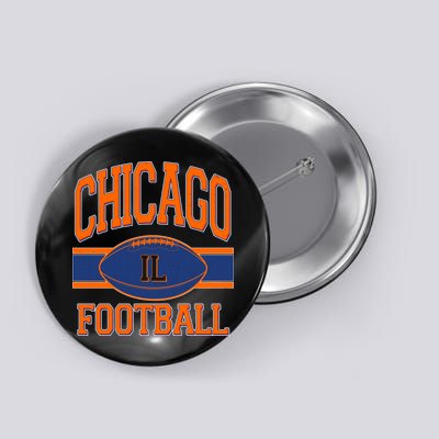 Classic Chicago IL Football Fan Logo Button